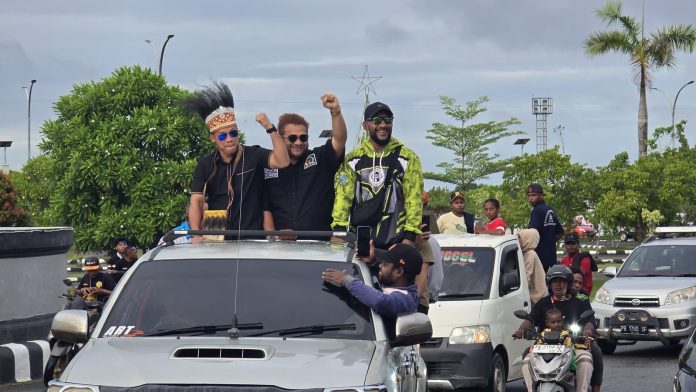 Pecah, Rekor Konvoi Tinju Terbanyak di Indonesia